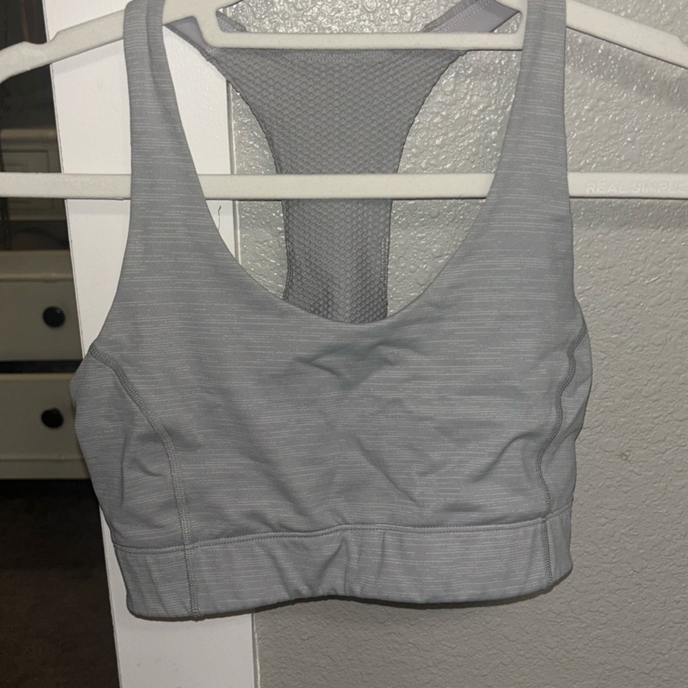 Outdoor Voices Light Gray Sports Bra